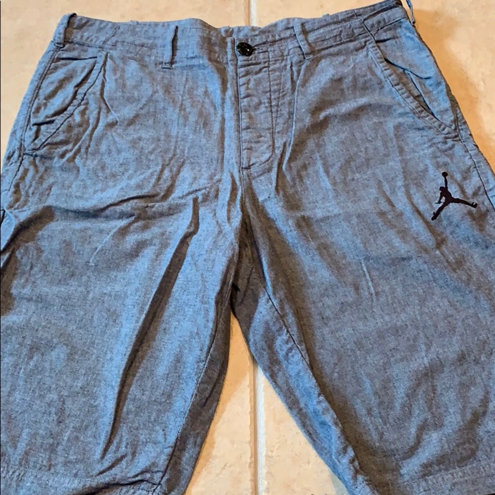 Gray air Jordan shorts
